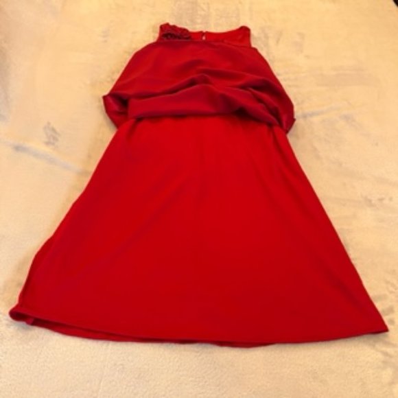 Dessy Collection Women's Dress Size 8 Color New Garnet - Picture 5 of 14